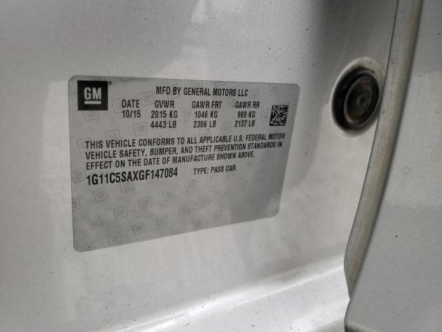 1G11C5SAXGF147084 - 2016 CHEVROLET MALIBU LIM LT 灰色 照片 12