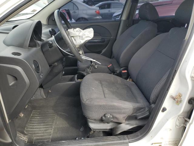 KL1TD56676B669803 - 2006 CHEVROLET AVEO BASE WHITE photo 7