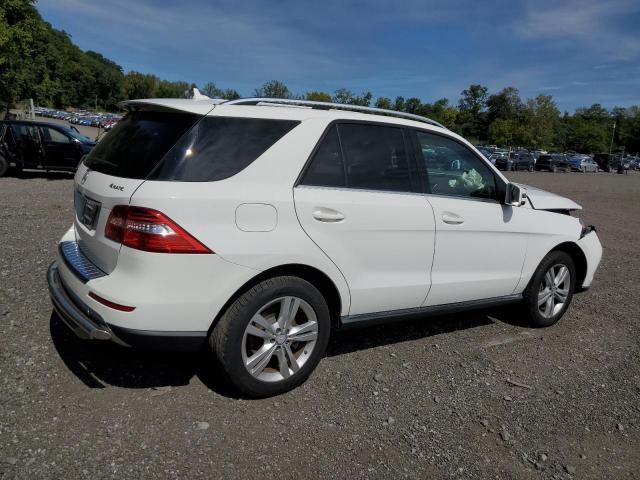 4JGDA5HB5EA397414 - 2014 MERCEDES-BENZ ML 350 4MATIC WHITE photo 3