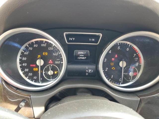 4JGDA5HB5EA397414 - 2014 MERCEDES-BENZ ML 350 4MATIC WHITE photo 9