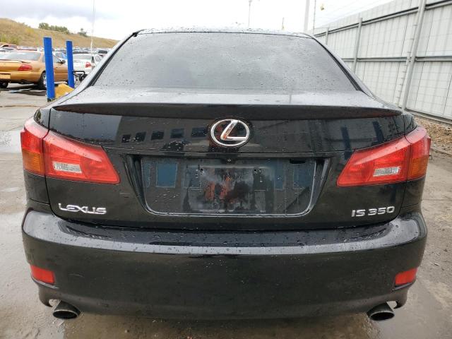 JTHBE262365005637 - 2006 LEXUS IS 350 BLACK photo 6