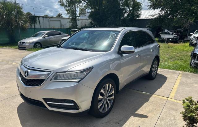 5FRYD4H46EB030407 - 2014 ACURA MDX TECHNOLOGY ვერცხლისფერი ფოტო 2