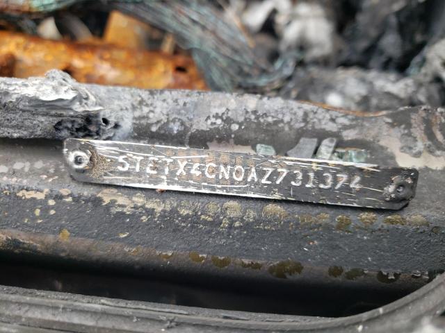 5TETX4CN0AZ731374 - 2010 TOYOTA TACOMA ACCESS CAB გრაფიტი ფოტო 12