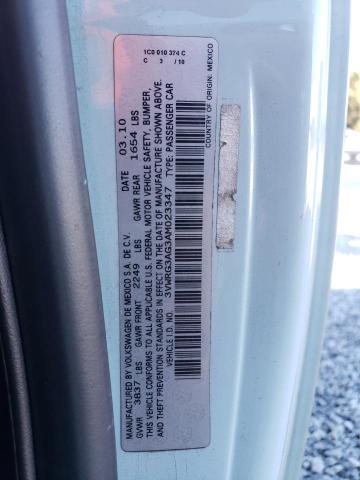 3VWRG3AG3AM023347 - 2010 VOLKSWAGEN NEW BEETLE Blau Foto 12