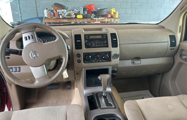 5N1AR18U97C631700 - 2007 NISSAN PATHFINDER LE წითელი ფოტო 9