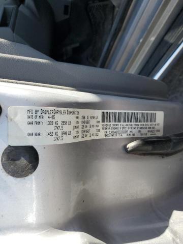 1J4GS48K35C658305 - 2005 JEEP GRAND CHER LAREDO 银色 照片 12