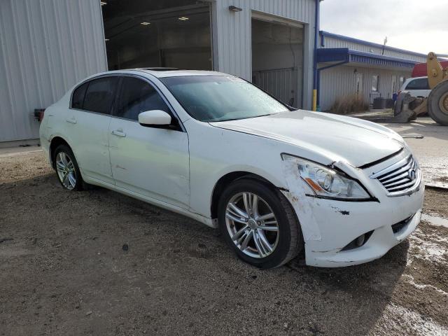 JN1CV6AR8DM766767 - 2013 INFINITI G37 WHITE photo 4