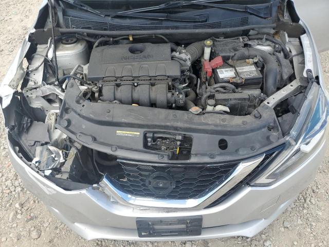 3N1AB7AP3KY310349 - 2019 NISSAN SENTRA S SILVER photo 11