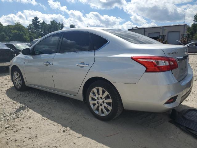 3N1AB7AP3KY310349 - 2019 NISSAN SENTRA S SILVER photo 2