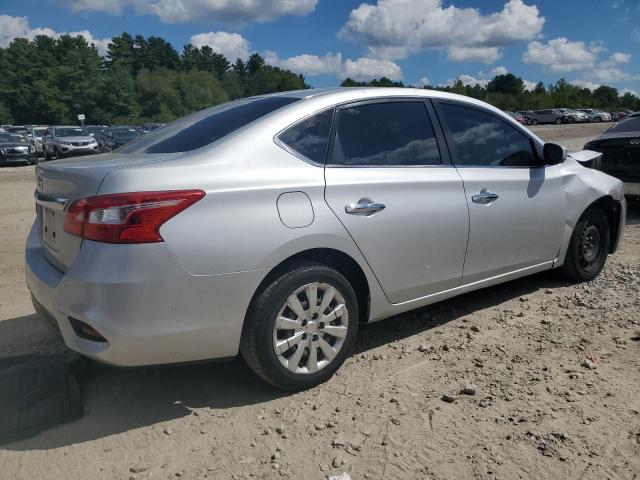 3N1AB7AP3KY310349 - 2019 NISSAN SENTRA S SILVER photo 3
