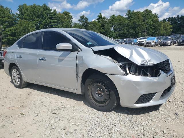 3N1AB7AP3KY310349 - 2019 NISSAN SENTRA S SILVER photo 4