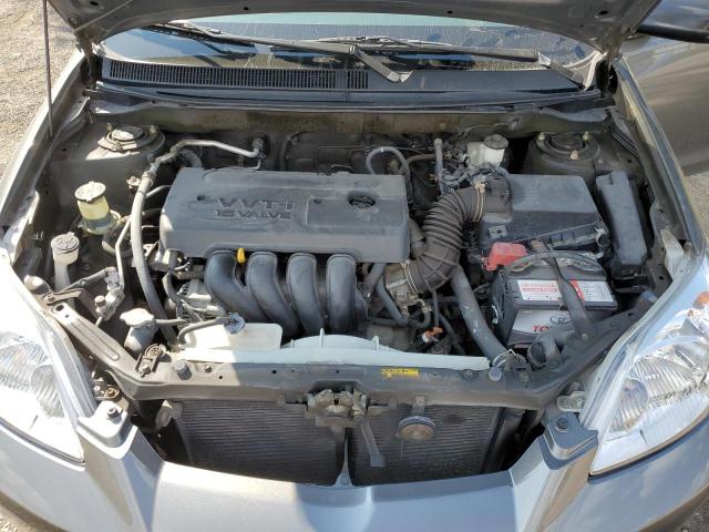 2T1KR32E67C655109 - 2007 TOYOTA COROLLA MA XR GRAY photo 11