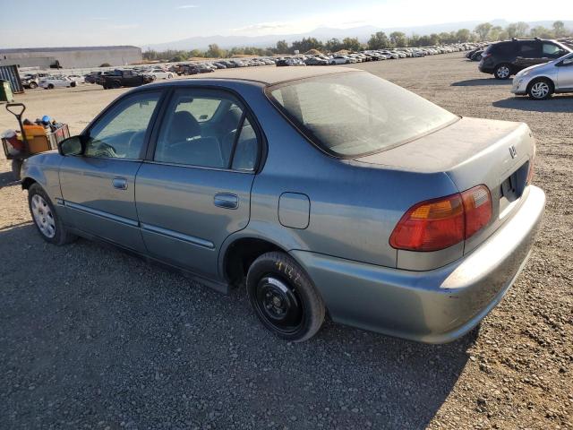 2HGEJ6616YH540774 - 2000 HONDA CIVIC BASE TURQUOISE photo 2