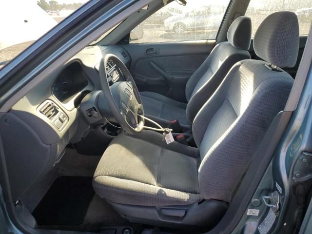 2HGEJ6616YH540774 - 2000 HONDA CIVIC BASE TURQUOISE photo 7