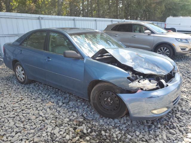 4T1BF30K43U547078 - 2003 TOYOTA CAMRY LE BLUE photo 4