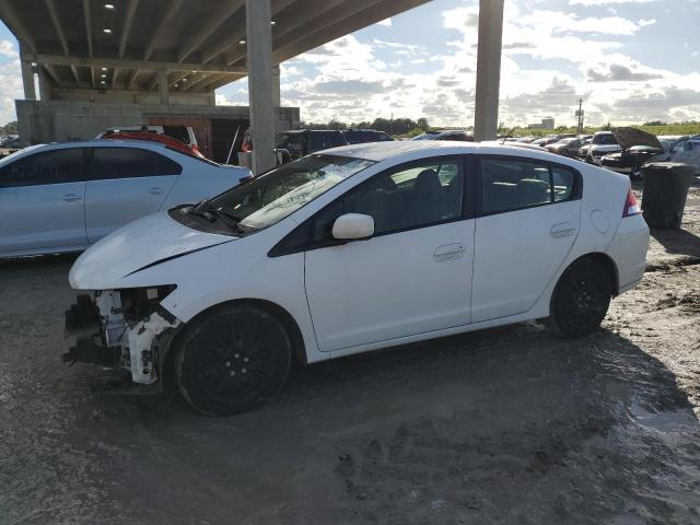 JHMZE2H31DS000682 - 2013 HONDA INSIGHT WHITE photo 1