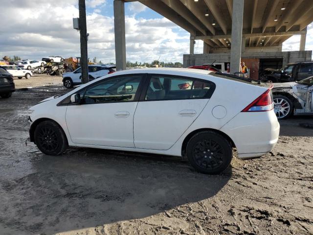 JHMZE2H31DS000682 - 2013 HONDA INSIGHT WHITE photo 2