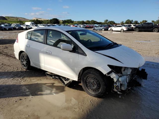 JHMZE2H31DS000682 - 2013 HONDA INSIGHT WHITE photo 4