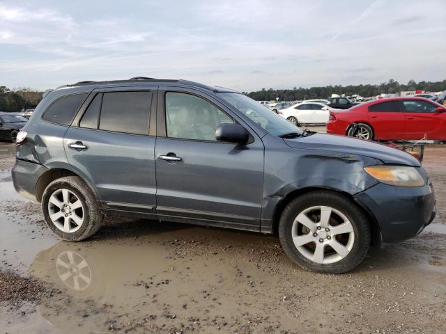 5NMSH13E87H076722 - 2007 HYUNDAI SANTA FE SE BLUE photo 4