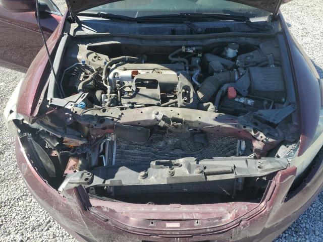 1HGCP2F38BA084329 - 2011 HONDA ACCORD LX Бордовый фото 11