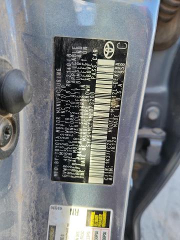 5YFS4MCE9MP073200 - 2021 TOYOTA COROLLA SE GRAY photo 12