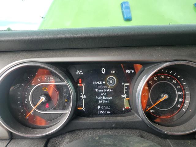 1C4HJXEN1LW109341 - 2020 JEEP WRANGLER U SAHARA მწვანე ფოტო 9