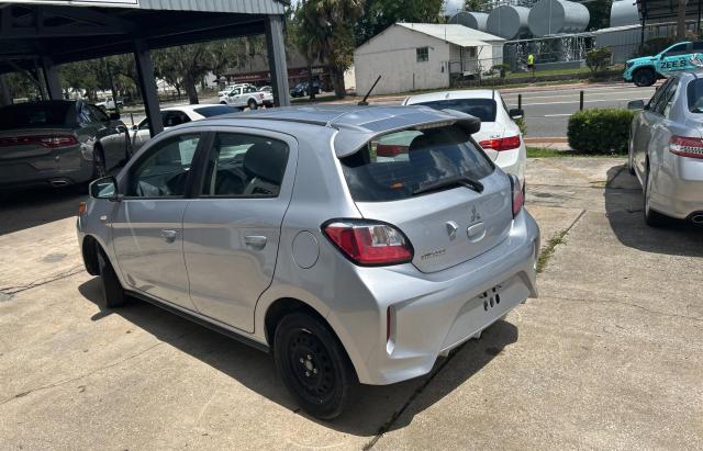 ML32AUHJ3MH011398 - 2021 MITSUBISHI MIRAGE ES SILVER photo 3