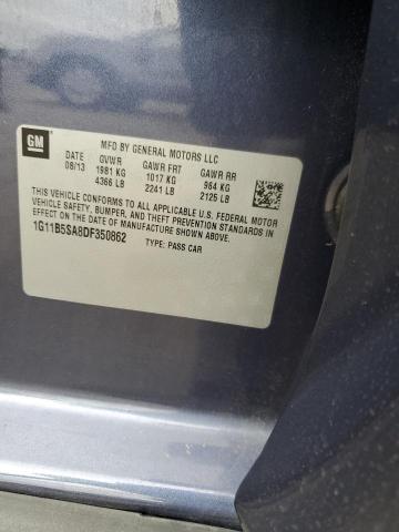 1G11B5SA8DF350862 - 2013 CHEVROLET MALIBU LS 蓝色 照片 13