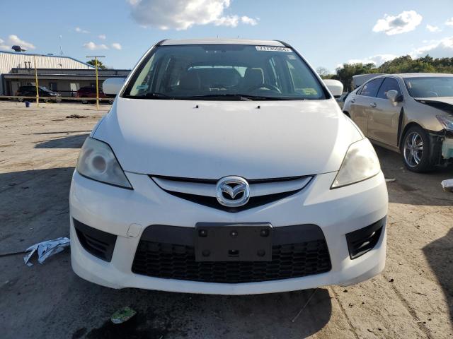 JM1CR2WL4A0375956 - 2010 MAZDA 5 WHITE photo 5