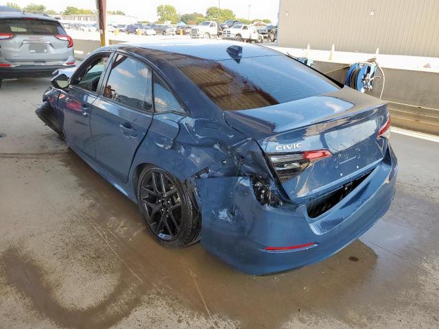 2HGFE2F58SH554705 - 2025 HONDA CIVIC SPORT BLUE photo 2
