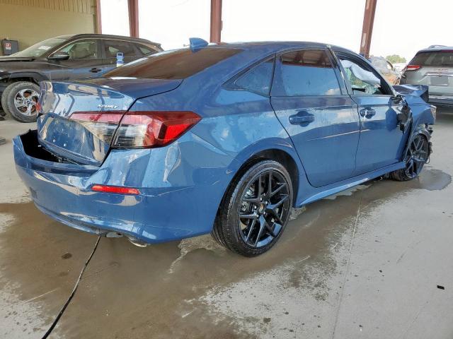 2HGFE2F58SH554705 - 2025 HONDA CIVIC SPORT BLUE photo 3