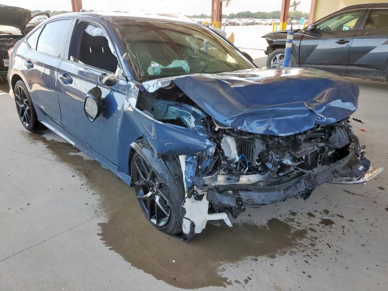 2HGFE2F58SH554705 - 2025 HONDA CIVIC SPORT BLUE photo 4