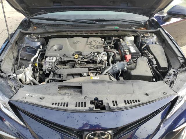 4T1C11AK2MU466863 - 2021 TOYOTA CAMRY LE BLUE photo 11