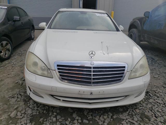 WDDNG86X78A181484 - 2008 MERCEDES-BENZ S 550 4MATIC WHITE photo 5