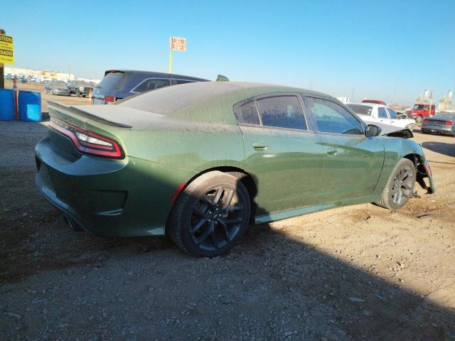 2C3CDXCT3MH644257 - 2021 DODGE CHARGER R/T GREEN photo 3