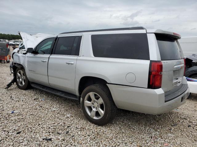 1GNSCJKCXFR145698 - 2015 CHEVROLET SUBURBAN C1500 LT SILVER photo 2