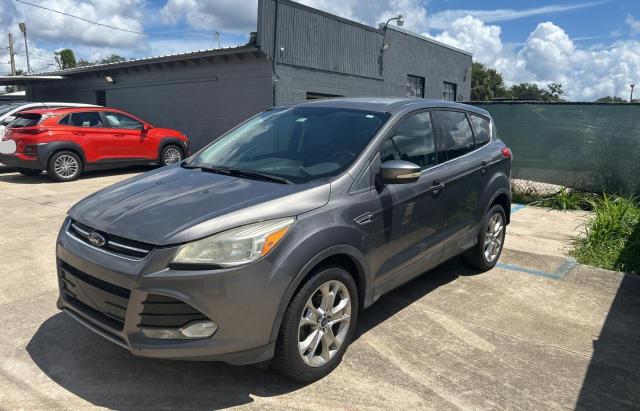 1FMCU0HX5DUA87973 - 2013 FORD ESCAPE SEL GRAY photo 2