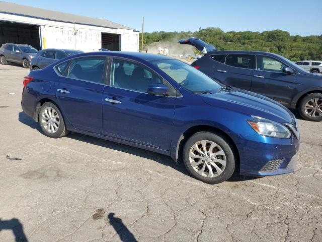 3N1AB7AP7KY261656 - 2019 NISSAN SENTRA S 蓝色 照片 4