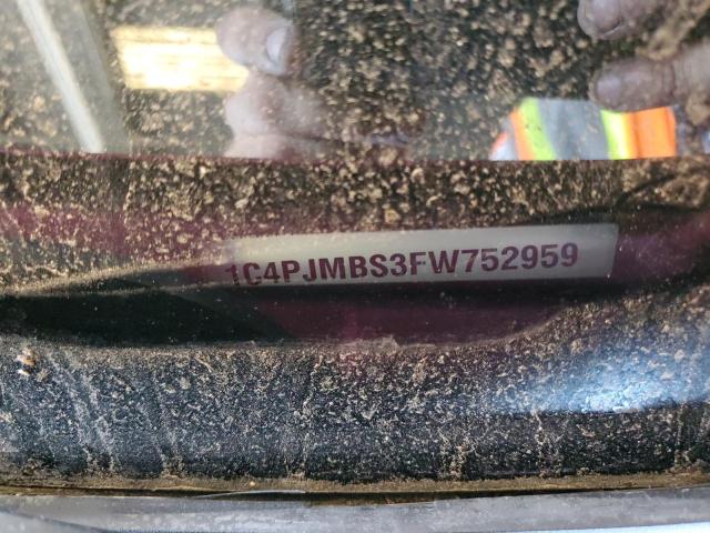 1C4PJMBS3FW752959 - 2015 JEEP CHEROKEE TRAILHAWK RED photo 13