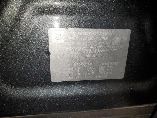 KL7CJPSB8JB659075 - 2018 CHEVROLET TRAX 1LT Сірий фото 13