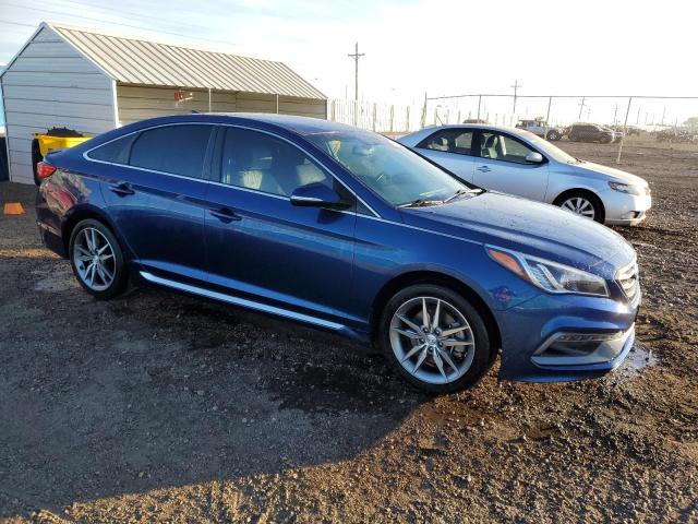 5NPE34AB2HH558175 - 2017 HYUNDAI SONATA SPORT Blau Foto 4
