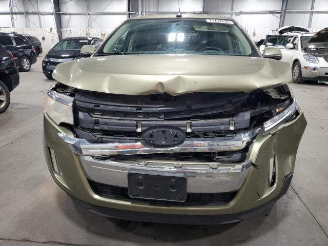 2FMDK4JC9CBA13291 - 2012 FORD EDGE SEL GREEN photo 5