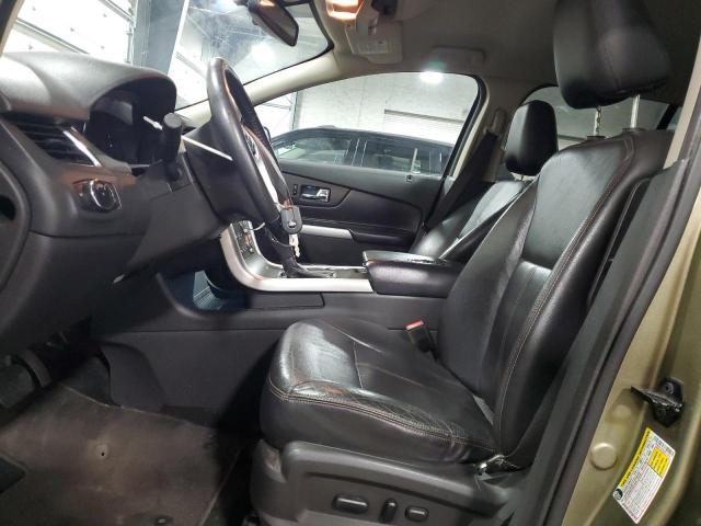 2FMDK4JC9CBA13291 - 2012 FORD EDGE SEL GREEN photo 7