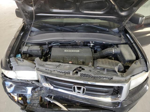 5FPYK16209B102724 - 2009 HONDA RIDGELINE RT BLACK photo 11