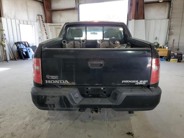 5FPYK16209B102724 - 2009 HONDA RIDGELINE RT BLACK photo 6