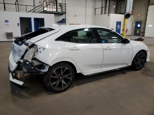 SHHFK7G4XJU217322 - 2018 HONDA CIVIC SPORT WHITE photo 3