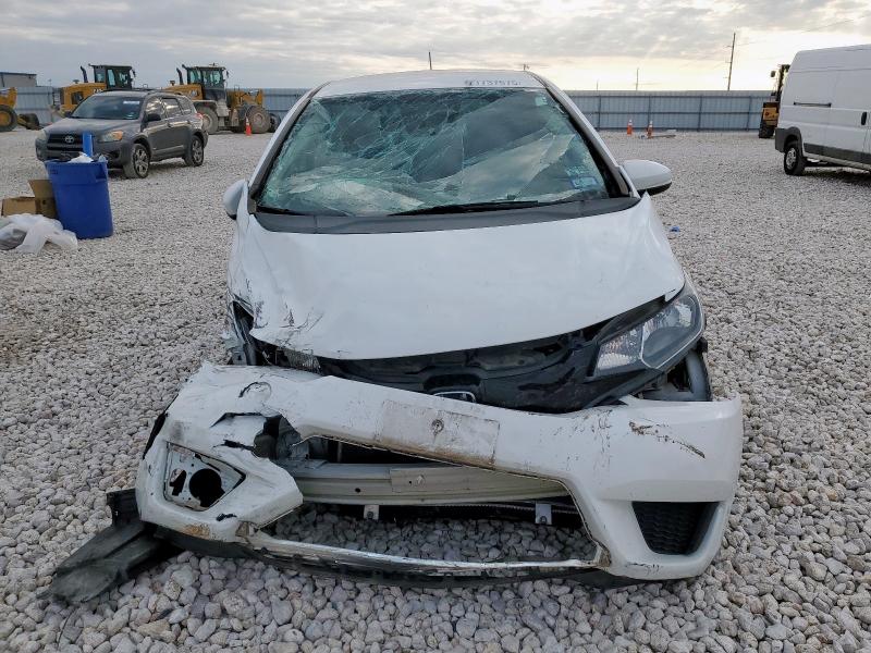 3HGGK5H54HM704072 - 2017 HONDA FIT LX WHITE photo 5