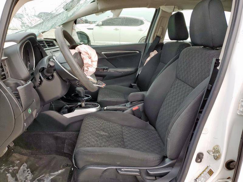 3HGGK5H54HM704072 - 2017 HONDA FIT LX WHITE photo 7