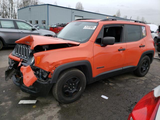 ZACCJAAW6GPC53797 - 2016 JEEP RENEGADE SPORT Նարնջագույն լուսանկար 1