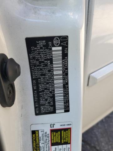 2T1BU4EE0AC404495 - 2010 TOYOTA COROLLA BASE თეთრი ფოტო 12